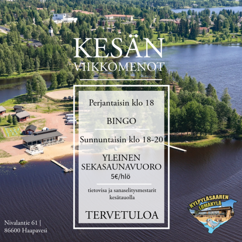 Kylpyläsaaren viikko-ohjelma
