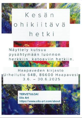 KESÄN OHIKIITÄVÄ HETKI