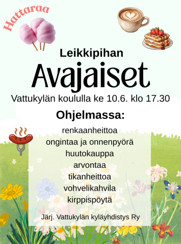 Leikkipihan avajaiset ohjelma