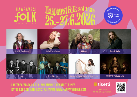 Haapavesi Folk Music Festivalin 2026 esiintyjiä