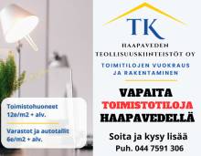 Vapaita toimistohuoneita